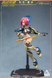 Loscont Armed Battle Angels ABA-001 Blade Violet Figur im Maßstab 1:12