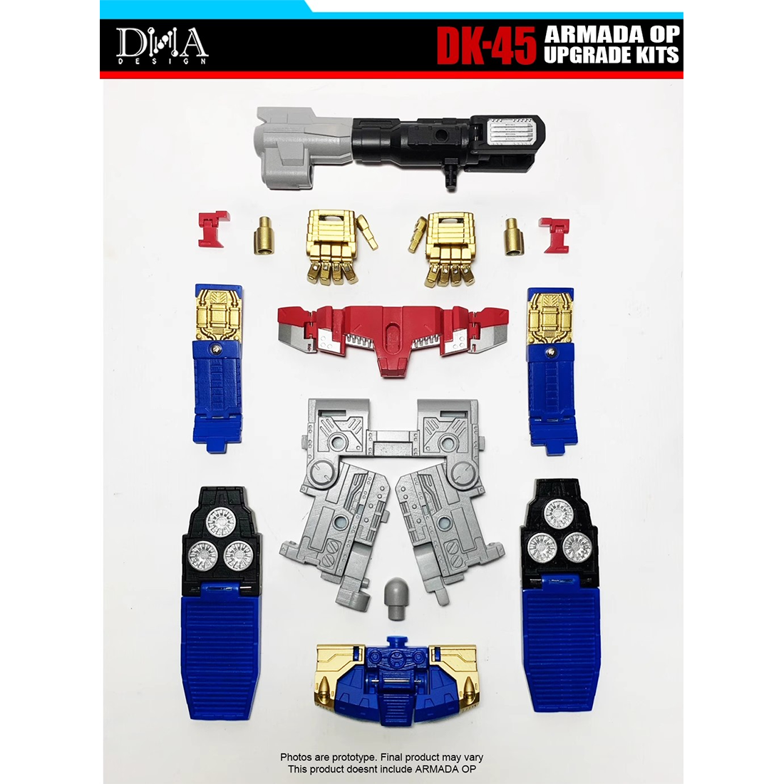 DNA Design DK-45 Legacy Armada Optimus Prime Upgrade Kit