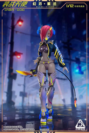 Loscont Armed Battle Angels ABA-001 Blade Violet Figur im Maßstab 1:12