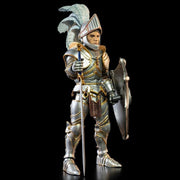 Figura de acción de soldado con escudo azul de las legiones míticas de los Cuatro Jinetes: Cenizas de Agbendor (kit de construcción de caballeros de lujo n.° 3)