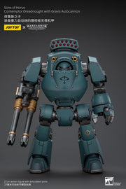 JOYTOY JT9510 Warhammer The Horus Heresy 1: 18 Sons of Horus Contemptor Dreadnought con cañón automático Gravis
