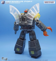 Pangu Toys PT-02F Mighty Miracle God Omega Supreme versión transparente con LED