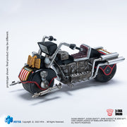 HIYA Exquis Mini Série 1/18 Échelle 4 Pouces JUGE DREDD Juge Anderson &amp; Lawmaster MK Ⅱ Ensemble Action Figure