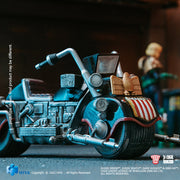 HIYA Exquis Mini Série 1/18 Échelle 4 Pouces JUGE DREDD Juge Anderson &amp; Lawmaster MK Ⅱ Ensemble Action Figure