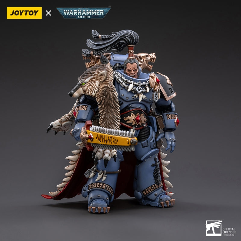 JOYTOY JT2931 Warhammer 40k 1:18 Lobos Espaciales Ragnar Melena Negra