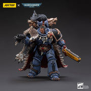 JOYTOY JT2931 Warhammer 40k 1:18 Lobos Espaciales Ragnar Melena Negra