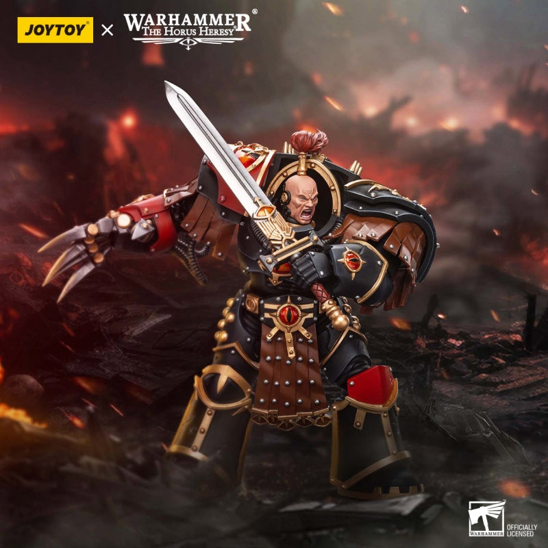 JOYTOY JT9770 Warhammer La Herejía de Horus 1: 18 Hijos de Horus Ezekyle Abaddon Primer Capitán de la XVL Legión