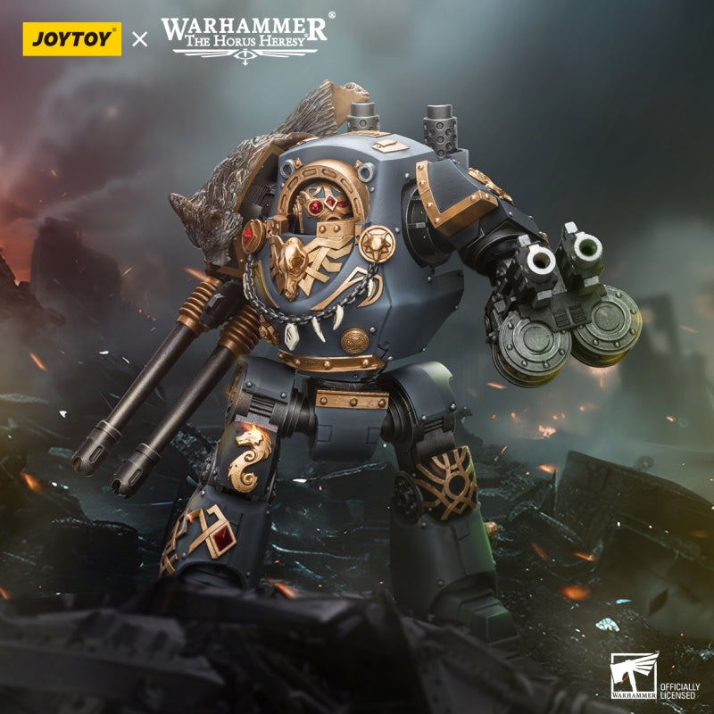 JOYTOY JT9961 - Warhammer The Horus Heresy 1:18 - Space Wolves - Contemptor Dreadnought mit Gravis-Boltkanone