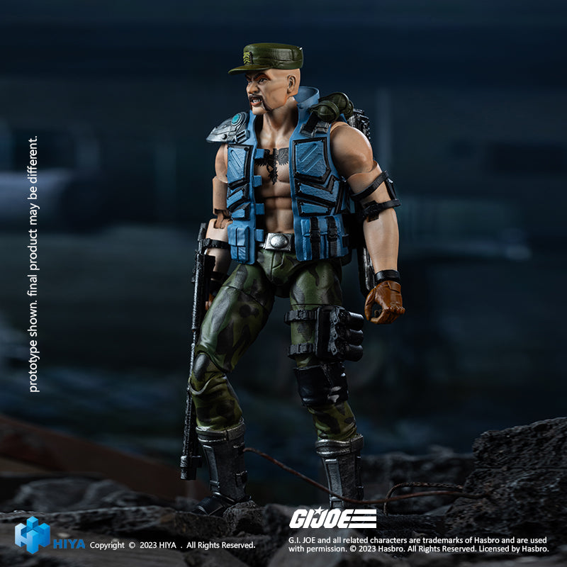 HIYA Exquisite Mini-Serie, 1/18, 4 Zoll, GIJoe Gung-Ho-Actionfigur
