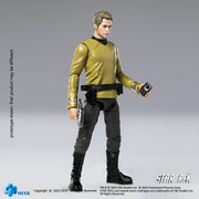 HIYA Exquisita Mini Serie 1/18 Escala 4 Pulgadas STAR TREK 2009 Kirk Figura de Acción