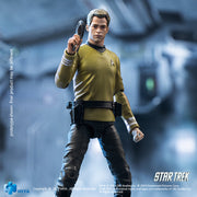 HIYA Exquisita Mini Serie 1/18 Escala 4 Pulgadas STAR TREK 2009 Kirk Figura de Acción