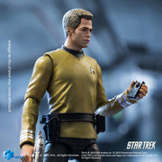 HIYA Exquisita Mini Serie 1/18 Escala 4 Pulgadas STAR TREK 2009 Kirk Figura de Acción
