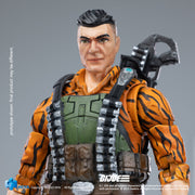HIYA Exquisite Mini-Serie, 1/18, 4 Zoll, GIJoe Flint Tiger Force Ver. Actionfigur