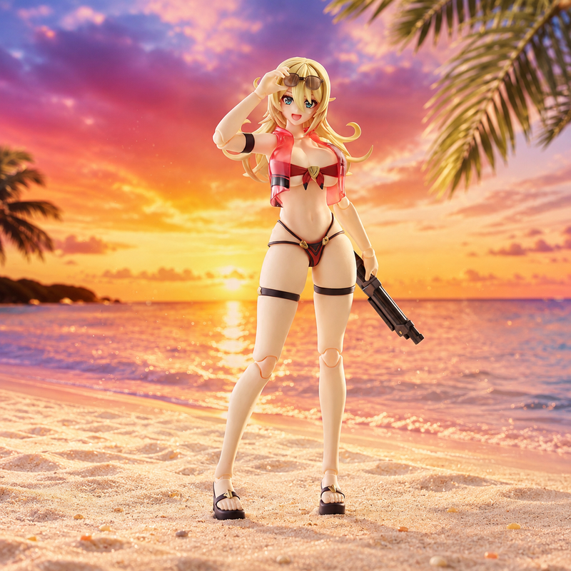 [Pre-Order] Max Factory Bunny Suit Planning figma No.701 Veronica Sweetheart (Swimsuit Ver.) Action Figure