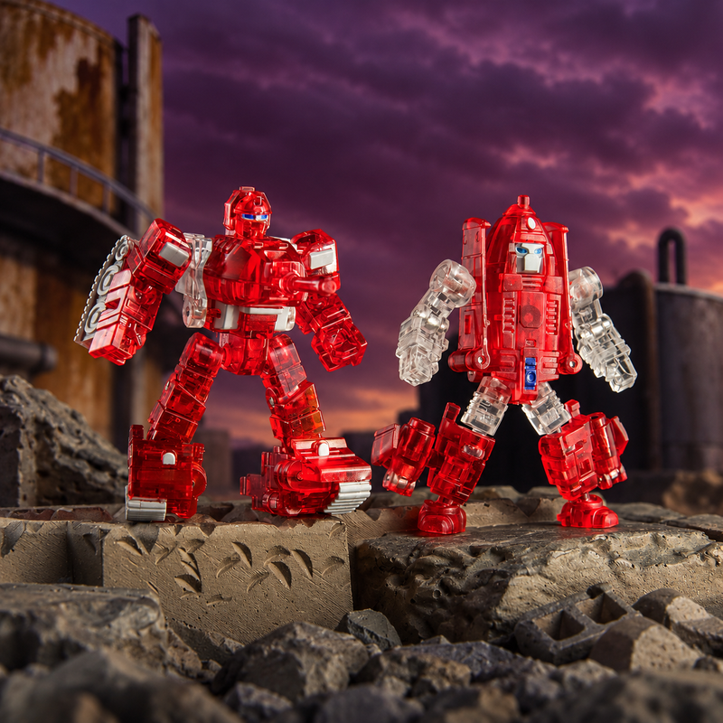 [Coming Soon] Dr.Wu DW-E40T Red Tank Warpath & DW-E13T Sky Glider Powerglide Clear Version Set of 2