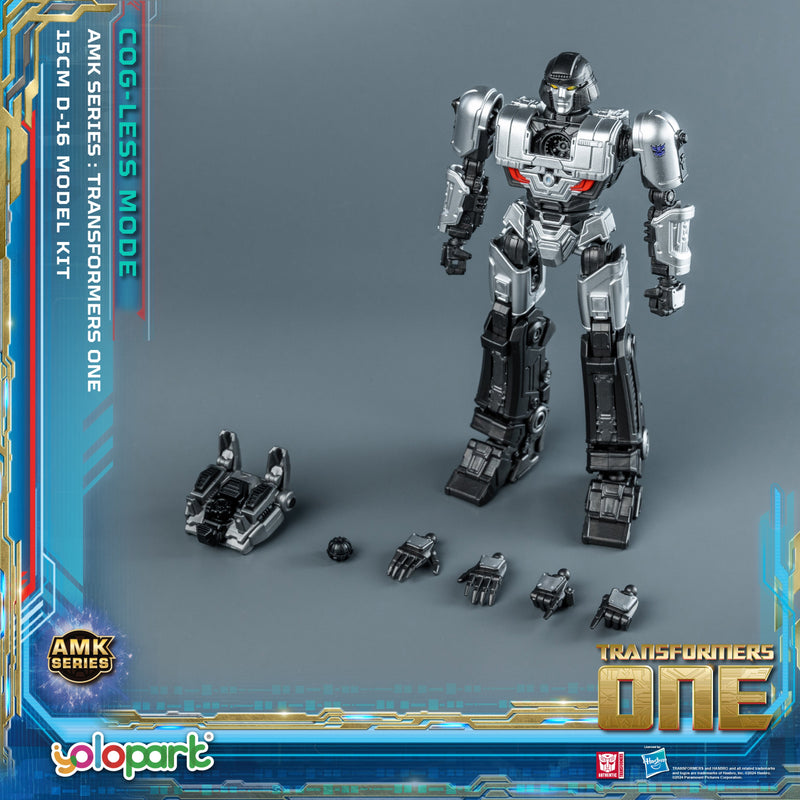 Kit de modelo preensamblado de la serie AMK de Transformers One D-16 Megatron Cog-Less Mode de Yolopark