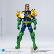 HIYA Exquisita Mini Serie 1/18 Escala 4 pulgadas JUDGE DREDD Mirada al puño de Dredd Figura de acción