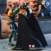 HIYA Exquisita Mini Serie 1/18 Escala 4 pulgadas JUDGE DREDD Mirada al puño de Dredd Figura de acción