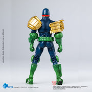HIYA Exquisita Mini Serie 1/18 Escala 4 pulgadas JUDGE DREDD Mirada al puño de Dredd Figura de acción