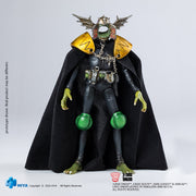 HIYA Exquisita Mini Serie 1/18 Escala 4 pulgadas JUDGE DREDD Mirada al puño de Dredd Figura de acción