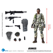 HIYA Exquisita Mini Serie 1/18 Escala 4 pulgadas GIJoe Stalker Figura de acción