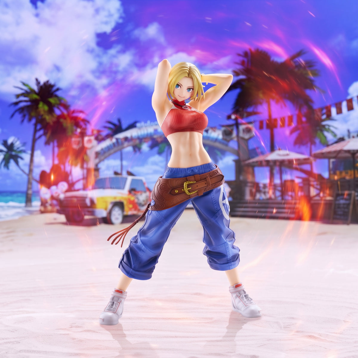 [Pre-Order] Golden Head The King of Fighters XV Fighting Girls Collection Blue Mary 1/7 Scale Figure