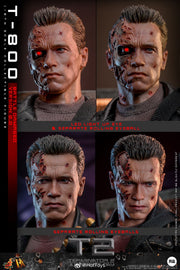Hot Toys 1/6 DX46 T-800 Terminator Genisys Arnold Battle Damaged 2.0 Edition