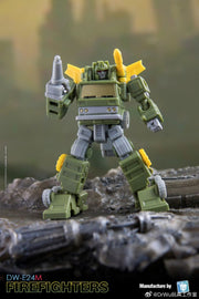 Wu &amp; Mechanic Studio DW-E30 Iron Jack Wheeljack &amp; DW-E24M Pompiers Inferno Version Verre Brisé Lot de 2