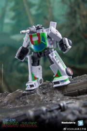 Wu &amp; Mechanic Studio DW-E30 Iron Jack Wheeljack &amp; DW-E24M Pompiers Inferno Version Verre Brisé Lot de 2