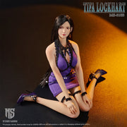 Star Man 1/6 MS-010B Tifa Lockhart Purple Tight Fitting Camisole Dress Version