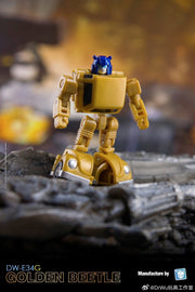 Dr.Wu DW-E34G Golden Beetle Goldbug &amp; DW-E35M Wingman Cyclonus Shattered Glass Version 2er-Set