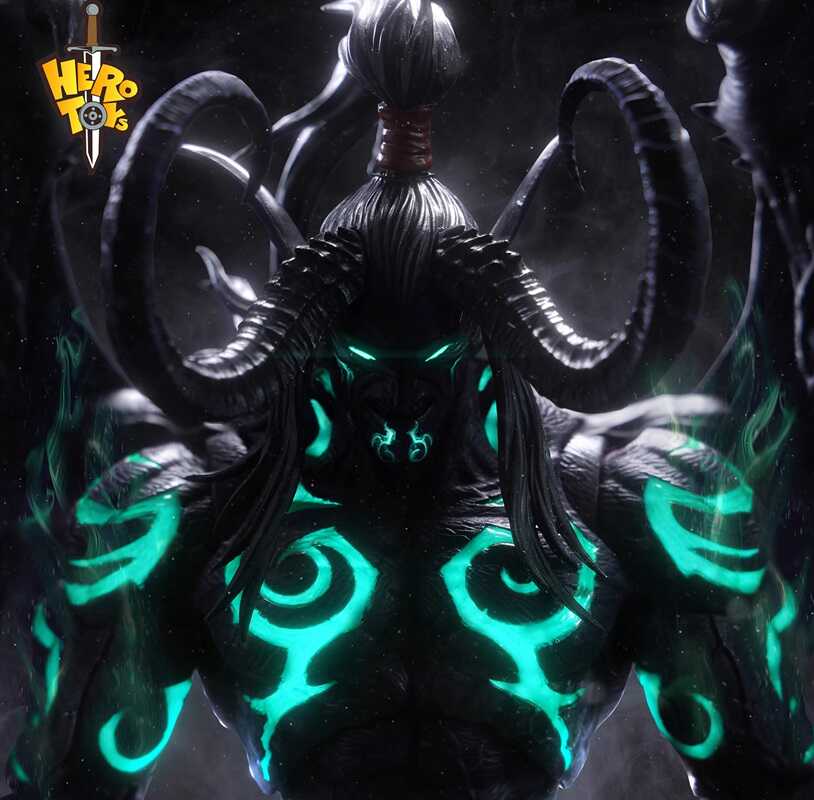 Hero Toys 1/10 Dämonenjäger Illidan Stormrage Schwarzer Dämon Exklusive Ver.