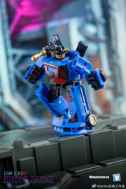 Dr.Wu &amp; Mechanic Studio DW-E33 Hammer Bulkhead y DW-E30M Iron Jack Wheeljack versión de vidrio roto, juego de 2