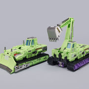 Mecha Invasion GLA05+GLA06 Giant Legion Heavy Builder Bonecrusher & Scavenger Set of 2