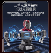 Altavoz Bluetooth con diseño de busto de alivio de presión de Iron Man 2 MK5 coleccionable de Killerbody