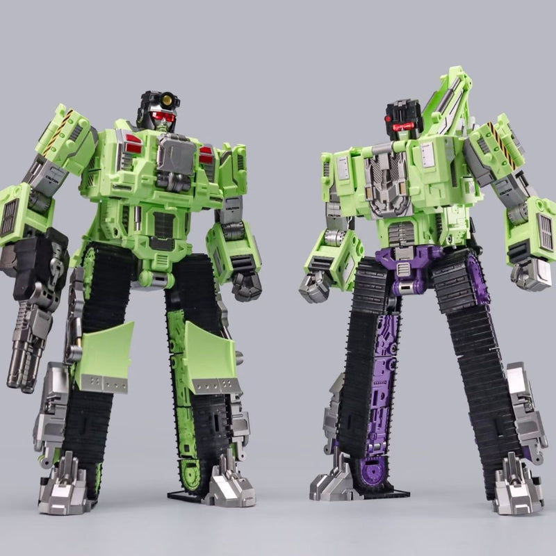Mecha Invasion GLA05+GLA06 Giant Legion Heavy Builder Bonecrusher y Scavenger Set de 2