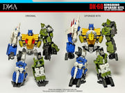 DNA Design DK-60 Kingdino Upgrade Kits for Legacy Dinosaur