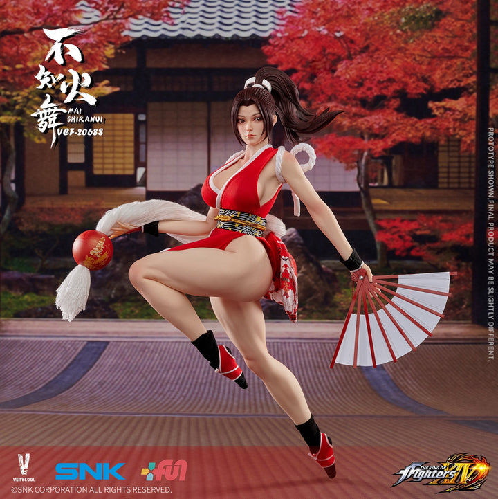 Versión con flequillo recto de Mai Shiranui de The King of Fighters XIV con licencia de SNK VCF-2068S a escala 1/6