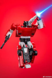 Repintado de Magic Square MS-B07S Red Cannon Sideswipe (versión 2025)