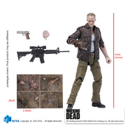 [Reserva] HIYA The Walking Dead Exquisite Mini Series Merle Dixon Escala 1/18 PX Previews Figura de acción exclusiva