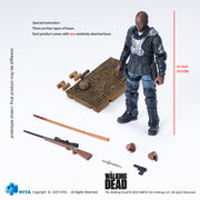 [Pre-Order] Hiya The Walking Dead Exquisite Mini Series Morgan 1/18 Scale Action Figure