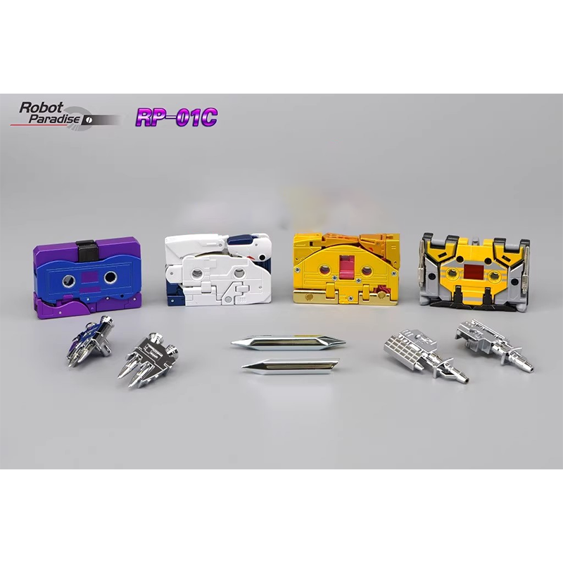Robot Paradise RP-01C Buzzsaw, Overkill, Autoscout y Slugfest, juego de 4