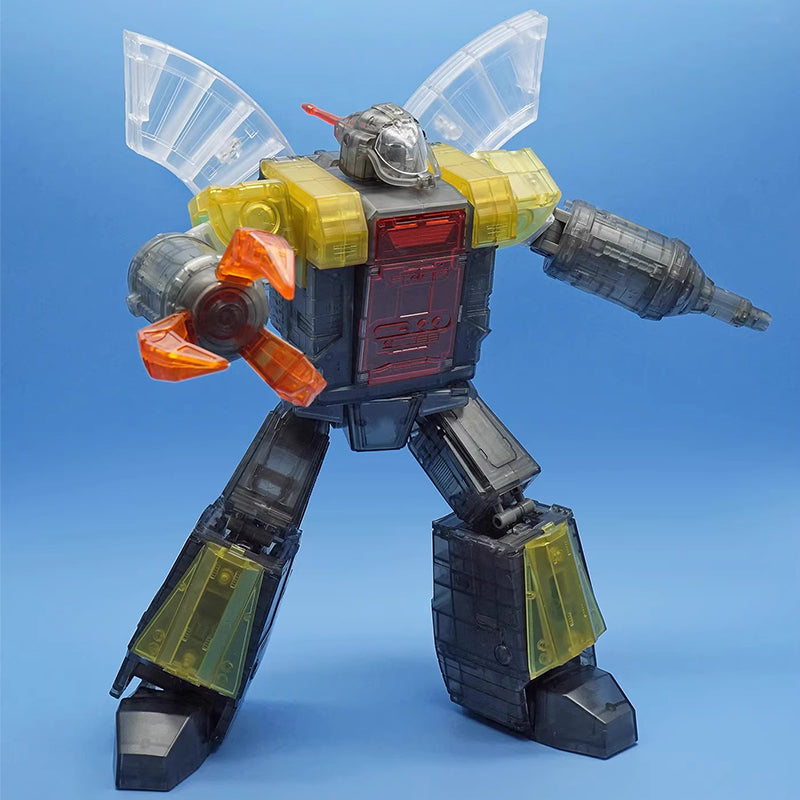 Pangu Toys PT-02F Mighty Miracle God Omega Supreme Transparent Version w/ LED