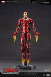 Figura de Iron Man Mark 45 a escala 1/10 con licencia de Marvel de ZT Toys
