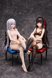 Design Coco Date A Bullet Kurumi Tokisaki &amp; White Queen 1/7 Scale Figure Set