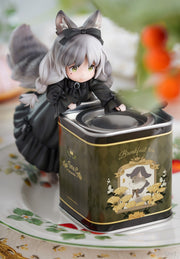 Ribose Decorated Life Collection Tea Time Cats Vol. 1 pastorale Katzenfigur und Teedose 
