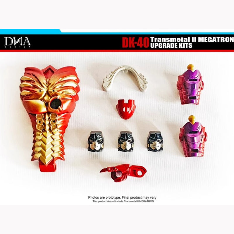 Kits de actualización DNA Design DK-40 para transformadores: Legacy Leader Transmetal II Megatron