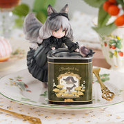 Ribose Decorated Life Collection Tea Time Cats Vol. 1 pastorale Katzenfigur und Teedose 