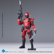 Figura de acción de GIJoe Crimson Guard de 4 pulgadas a escala 1/18 de la exquisita miniserie HIYA