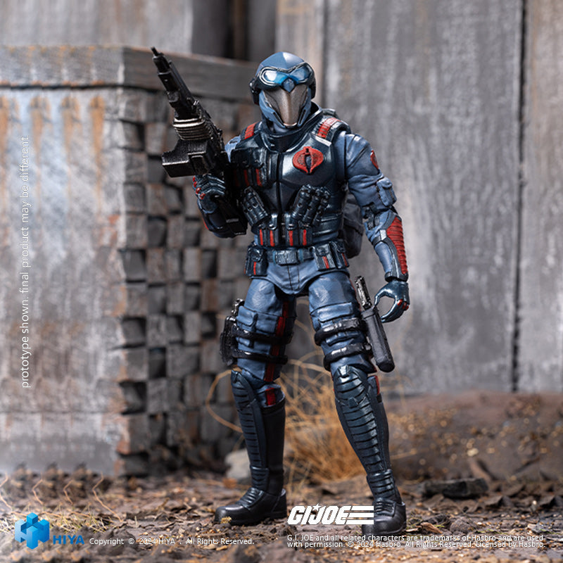 Figura de acción HIYA Exquisite Mini Series 1/18 a escala 1/18 de 4 pulgadas de GIJoe Cobra Viper